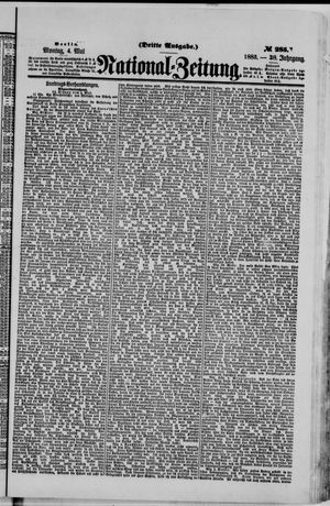 Nationalzeitung vom 04.05.1885