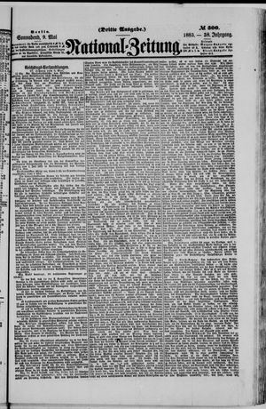 Nationalzeitung vom 09.05.1885
