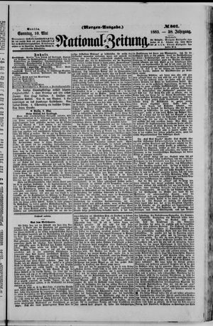 Nationalzeitung vom 10.05.1885