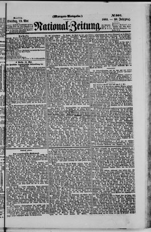 Nationalzeitung on May 12, 1885