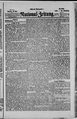 Nationalzeitung vom 22.05.1885