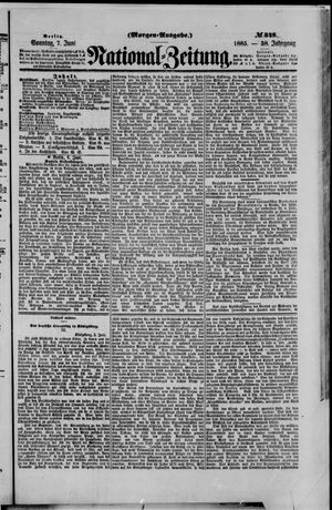 National-Zeitung vom 07.06.1885