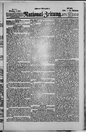 Nationalzeitung vom 09.06.1885