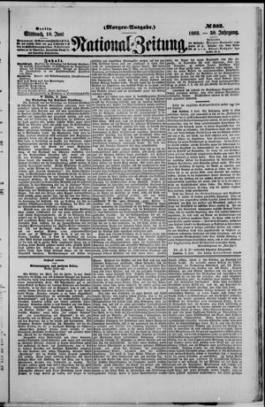 Nationalzeitung on Jun 10, 1885