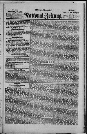 Nationalzeitung on Jun 13, 1885