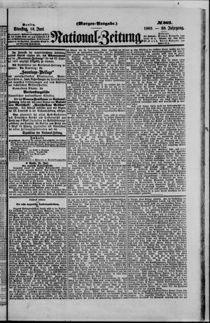 Nationalzeitung vom 16.06.1885