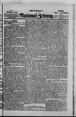 Nationalzeitung on Jun 16, 1885