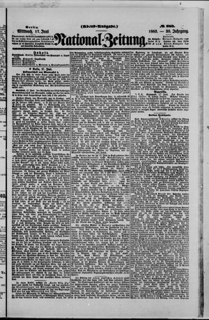 Nationalzeitung vom 17.06.1885