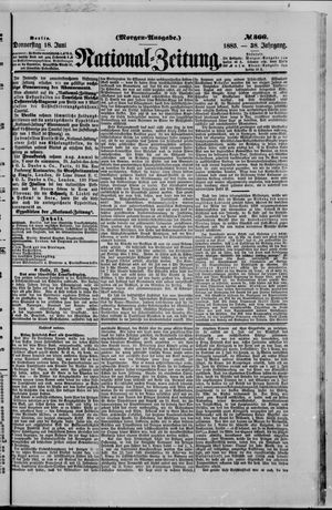 Nationalzeitung on Jun 18, 1885