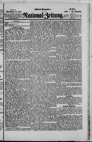 Nationalzeitung vom 20.06.1885