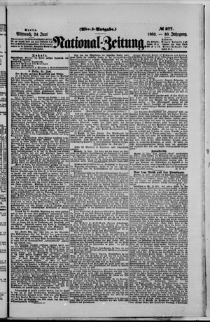 Nationalzeitung vom 24.06.1885