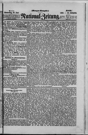 Nationalzeitung on Jun 25, 1885