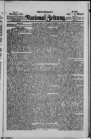 Nationalzeitung vom 02.07.1885