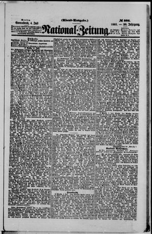 Nationalzeitung on Jul 4, 1885