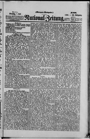 Nationalzeitung vom 07.07.1885