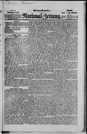 Nationalzeitung vom 08.07.1885