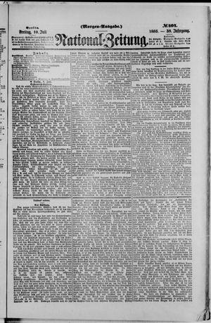 Nationalzeitung vom 10.07.1885