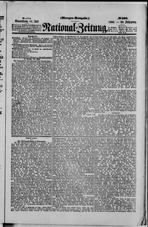 Nationalzeitung vom 11.07.1885