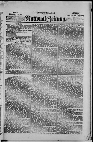Nationalzeitung vom 12.07.1885