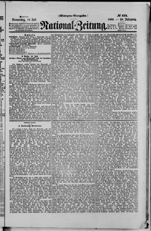 Nationalzeitung vom 16.07.1885