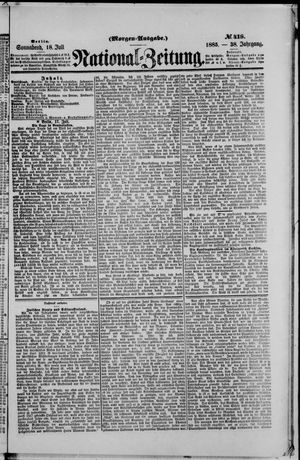 Nationalzeitung on Jul 18, 1885