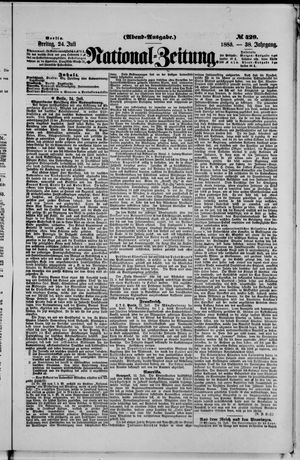 Nationalzeitung vom 24.07.1885