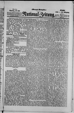 Nationalzeitung vom 26.07.1885