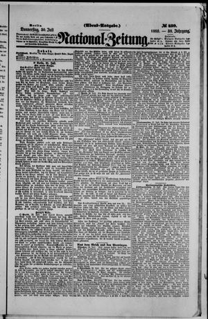 Nationalzeitung on Jul 30, 1885