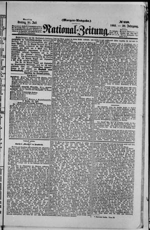 Nationalzeitung vom 31.07.1885