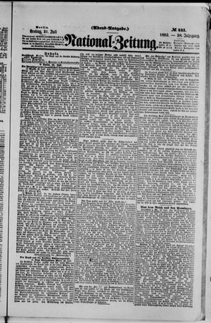 Nationalzeitung vom 31.07.1885