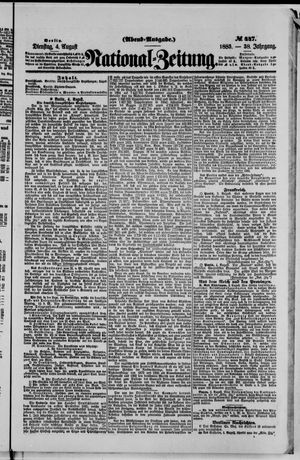 National-Zeitung on Aug 4, 1885