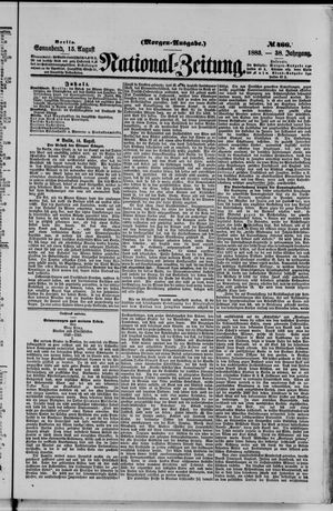 National-Zeitung vom 15.08.1885