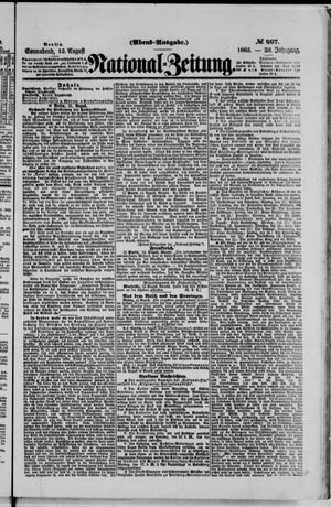 National-Zeitung vom 15.08.1885