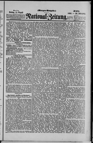 National-Zeitung vom 21.08.1885