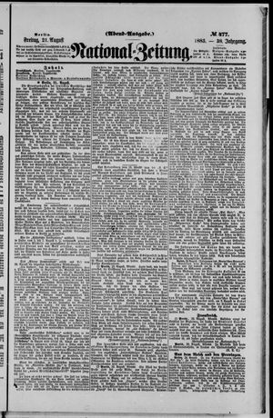 National-Zeitung vom 21.08.1885