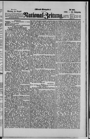 National-Zeitung vom 24.08.1885