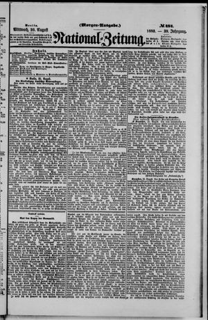 National-Zeitung vom 26.08.1885