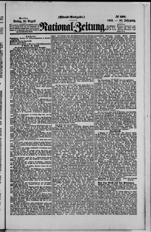 National-Zeitung vom 28.08.1885