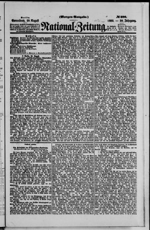 National-Zeitung vom 29.08.1885