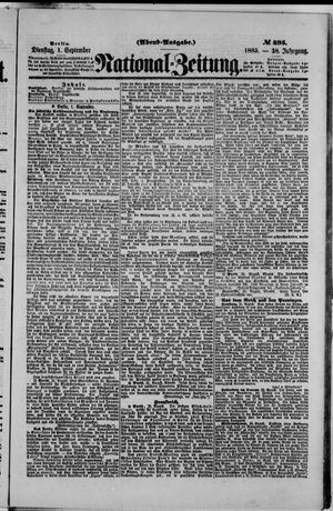 National-Zeitung on Sep 1, 1885