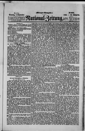 National-Zeitung vom 06.09.1885