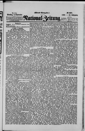 National-Zeitung vom 08.09.1885