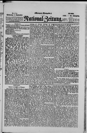 National-Zeitung vom 09.09.1885