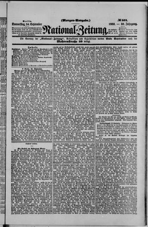 National-Zeitung on Sep 24, 1885