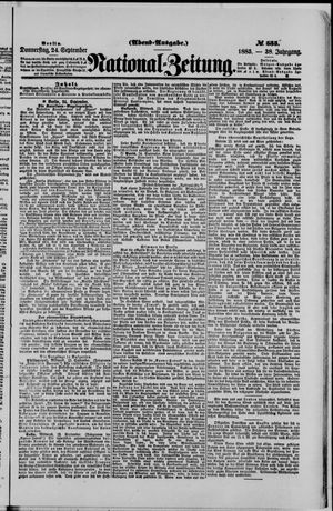 National-Zeitung on Sep 24, 1885