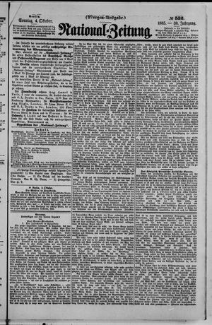 National-Zeitung vom 04.10.1885