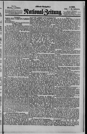 National-Zeitung vom 05.10.1885