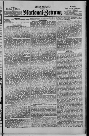 National-Zeitung vom 06.10.1885