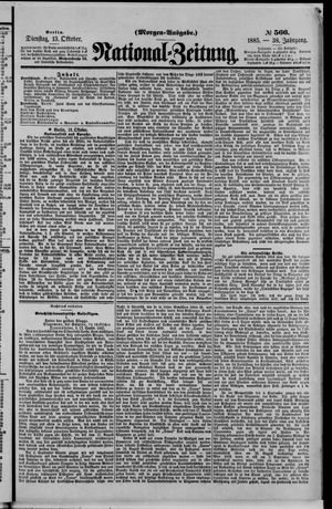 National-Zeitung vom 13.10.1885