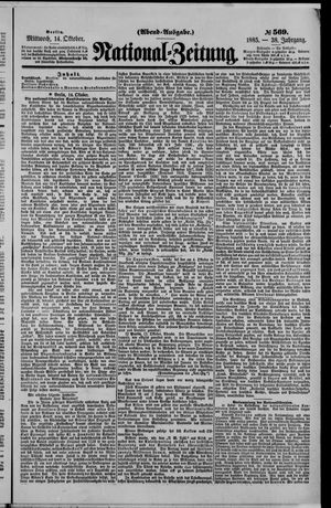 National-Zeitung vom 14.10.1885
